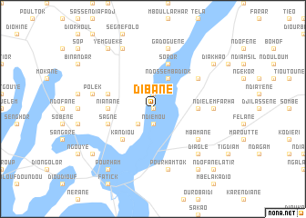 map of Dibane