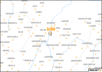 map of Diba