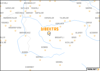 map of Dibektaş