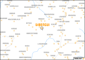 map of Dibèngui