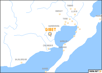 map of Dibet