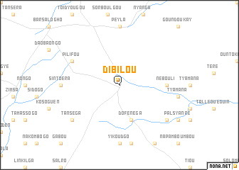 map of Dibilou