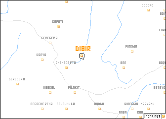 map of Dibir