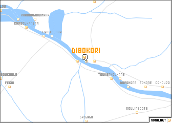 map of Dibokori