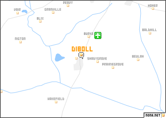 map of Diboll