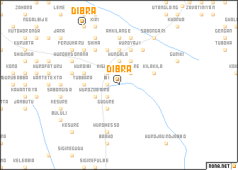 map of Dibra