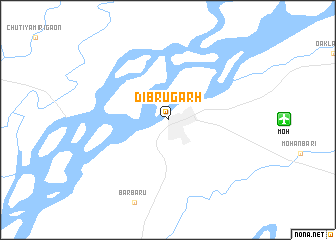 map of Dibrugarh