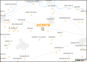 map of Dichnya