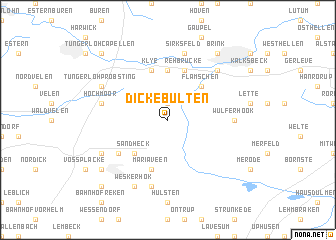 map of Dickebülten