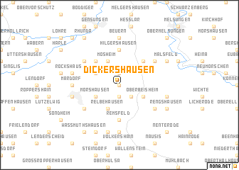 map of Dickershausen