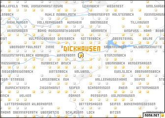 map of Dickhausen