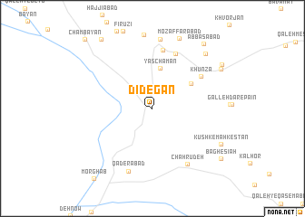 map of Dīdegān