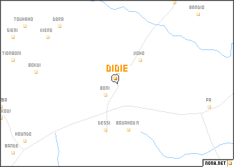 map of Didié