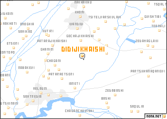 map of Didi Jikhaishi