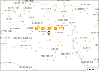 map of Didi Khurvaleti