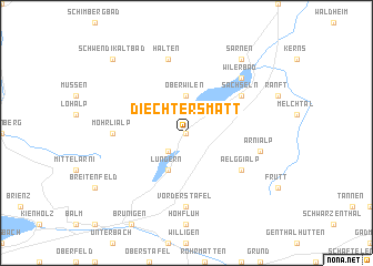 map of Diechtersmatt