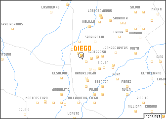 map of Diego