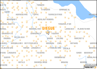 map of Diègue