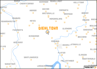 map of Diehltown