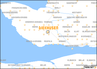 map of Diekhusen