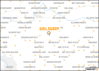 map of Dielsdorf