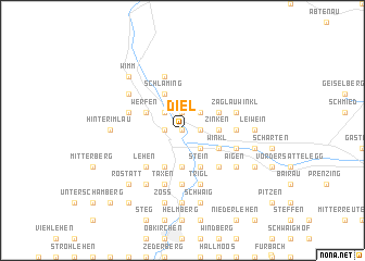 map of Diel