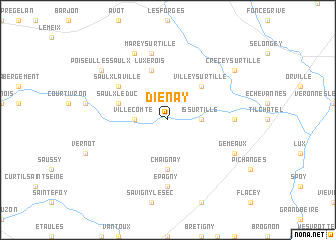 map of Diénay