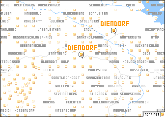 map of Diendorf