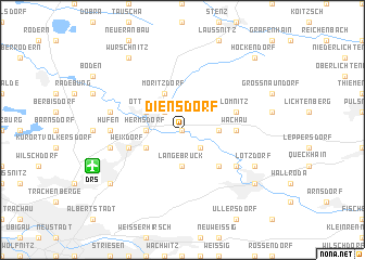 map of Diensdorf