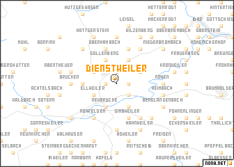 map of Dienstweiler