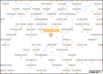 map of Diépéra