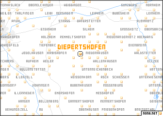 map of Diepertshofen