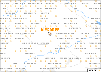 map of Dierdorf