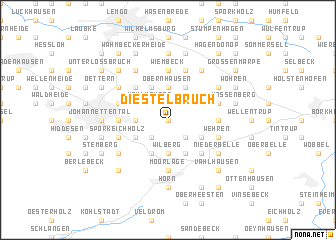map of Diestelbruch