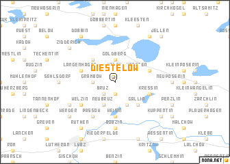 map of Diestelow