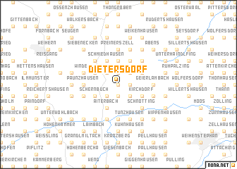map of Dietersdorf