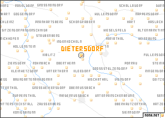 map of Dietersdorf