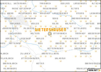 map of Dietershausen