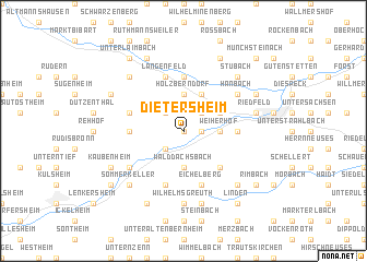 map of Dietersheim