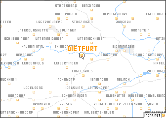 map of Dietfurt