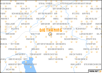 map of Diethaming