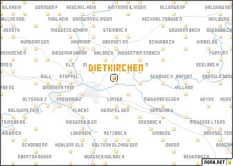 map of Dietkirchen