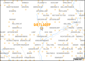 map of Dietldorf