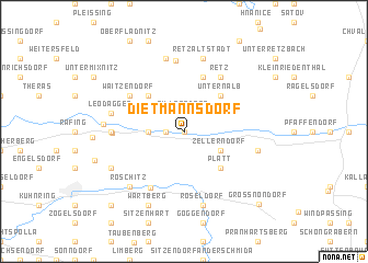 map of Dietmannsdorf