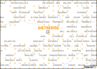 map of Dietmering