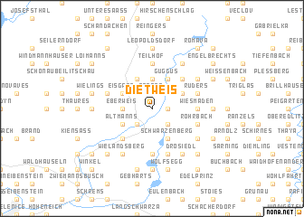 map of Dietweis