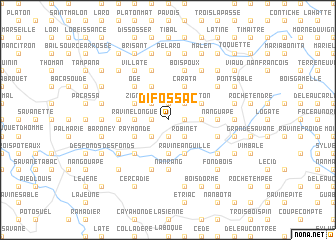 map of Difossac