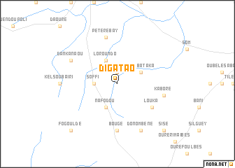 map of Digatao