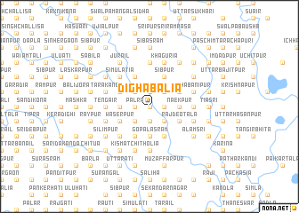 map of Dighābalia
