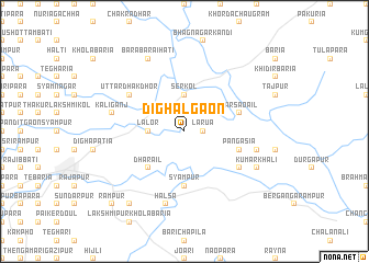 map of Dighalgaon